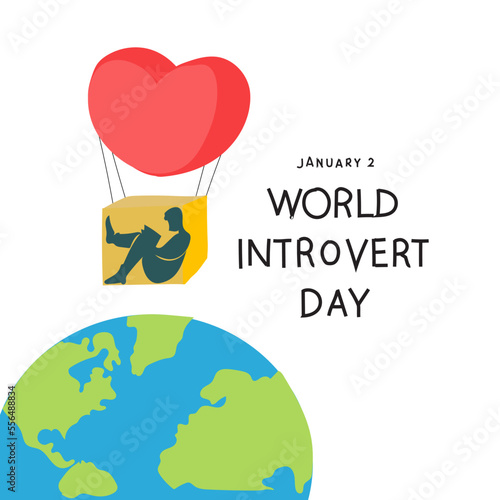 World Introvert Day is celebrated every year on 2 January 

