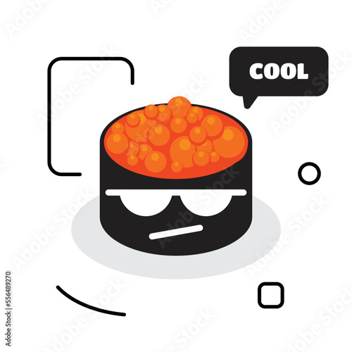 Ikura Emoji Cartoon Expression Cool