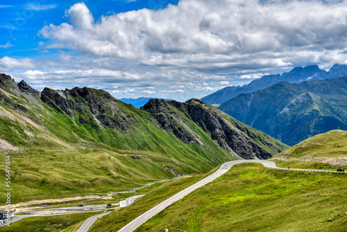 Großglockner, Hochalpenstraße, Straße, Kurve, kurvig, Glocknerstraße, Mölltal, Kärnten, Franz-Josefs-Höhe, Kaiser-Franz-Josefs-Höhe, Oberkärnten, Bergstraße, Mautstraße, Alpenstraße, Aussichtsstraße, 