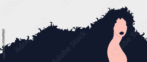 Woman portrait for avatar. Collection of user profiles. Half body woman icon. Colorful flat vector illustration.