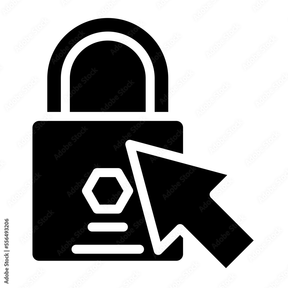 lock glyph 