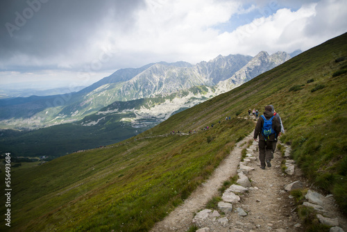 Górski szlak w Tatrach