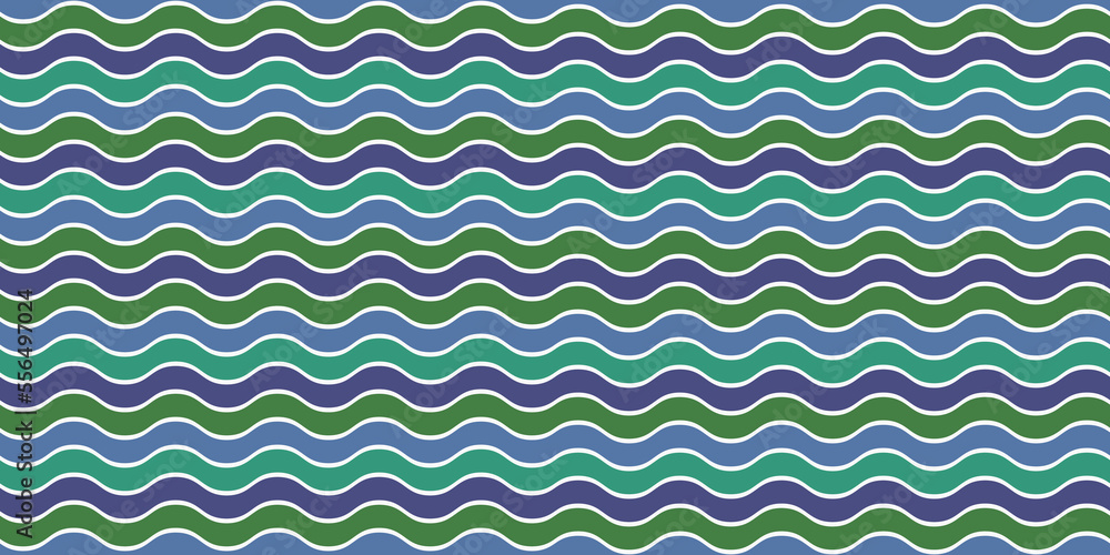 Seamless pattern with wavy stripes in a sea color palette. For prints and packaging, textiles and stylish illustrations, wallpapers and interiors. Seamless pattern with wavy stripes in a sea color palette. For prints and packaging, textiles and stylish illustrations, wallpapers and interiors.