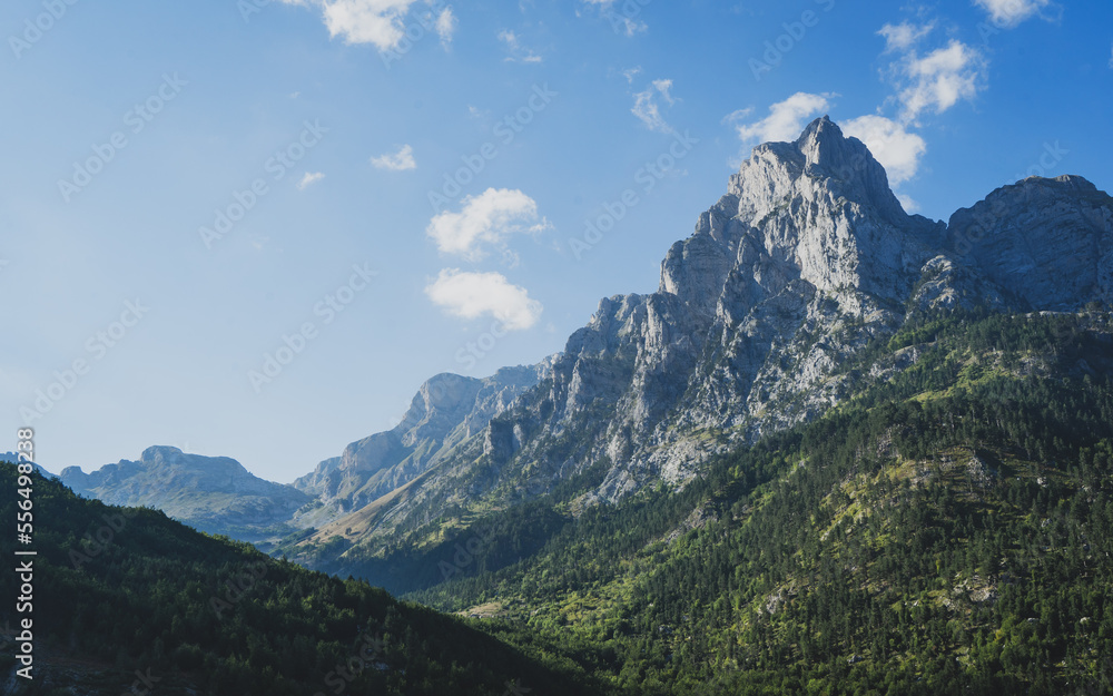 Naklejka premium Landscape in the mountains of Albania