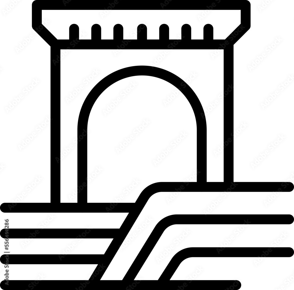 Farm winery icon outline vector. Wine cellar. Grape bottle Farm winery icon outline vector. Wine cellar. Grape bottle