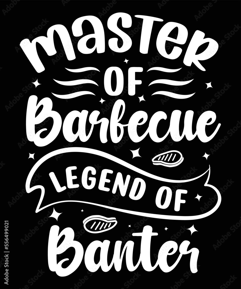 BBQ typography t-shirt design vector download BBQ typography t-shirt design vector download
