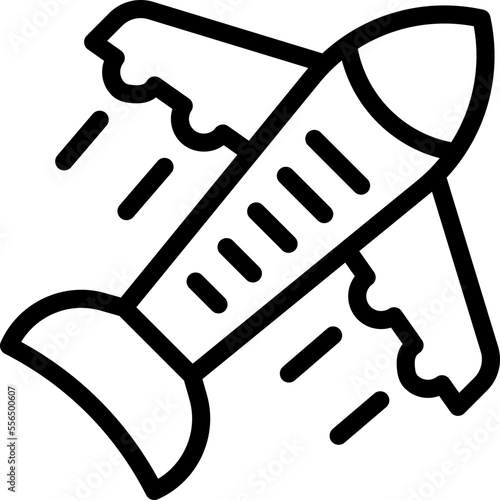 Travel plane icon outline vector. Job people. Island nature