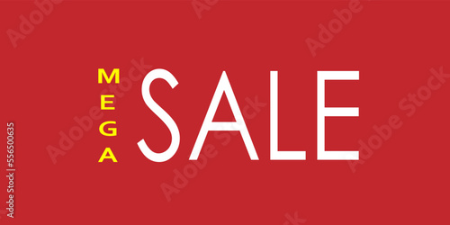 Sale poster with percent discount. Sale Shopping banner 