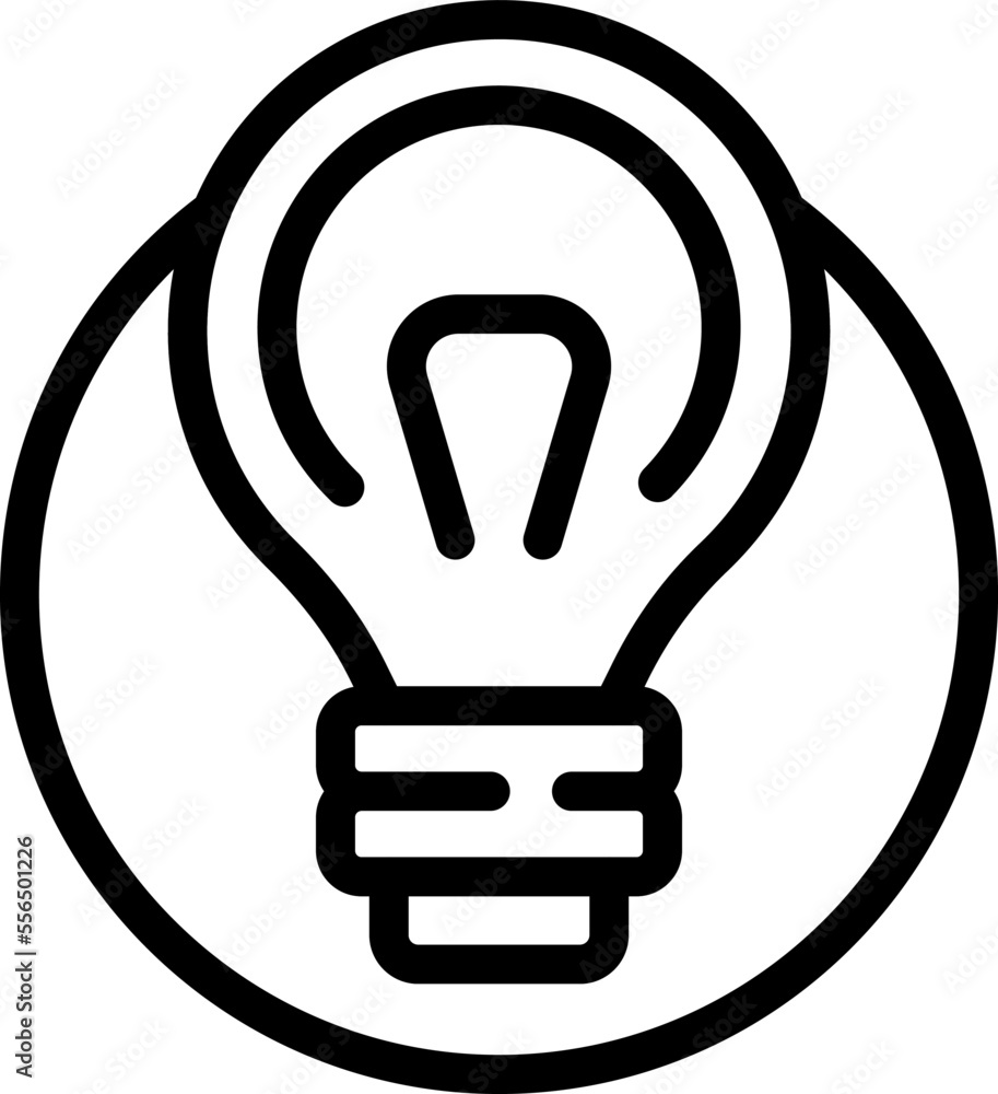 Downshifting idea bulb icon outline vector. Sea job. Leave office Downshifting idea bulb icon outline vector. Sea job. Leave office