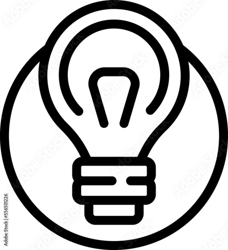 Downshifting idea bulb icon outline vector. Sea job. Leave office