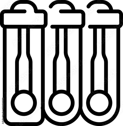 Medical cotton stick icon outline vector. Wool cosmetic. Care clean