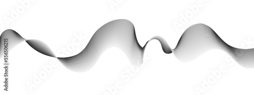 Abstract wavy gray blend liens technology abstract lines on white background. Digital frequency track equalizer. Vector illustration, Wavy stylized it make using blend tool.