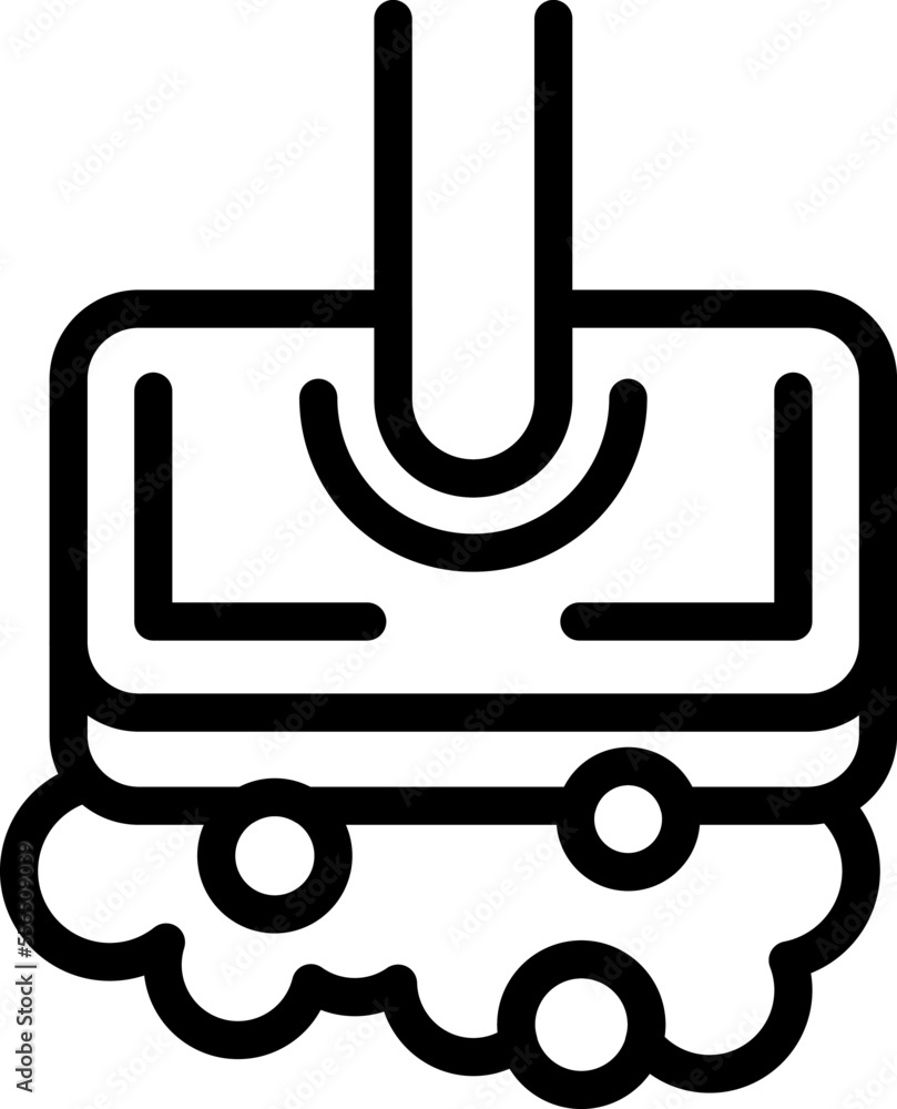 Wash mop icon outline vector. Clean disinfect. Spray liquid Wash mop icon outline vector. Clean disinfect. Spray liquid