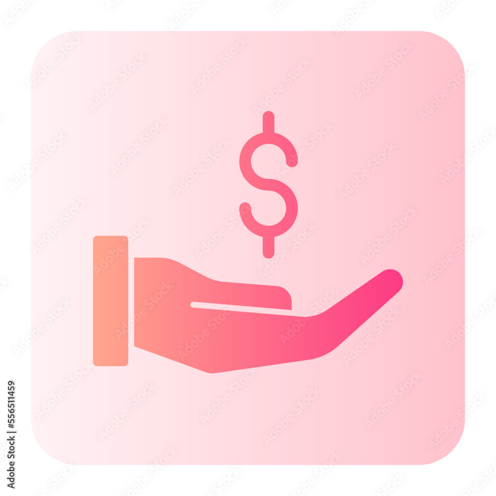 income gradient icon income gradient icon
