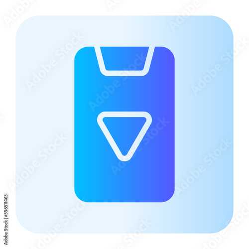 incoming call gradient icon