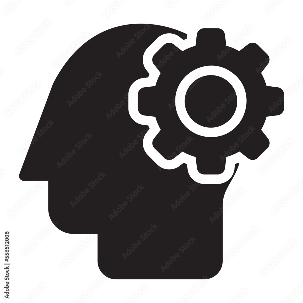 mind glyph icon mind glyph icon