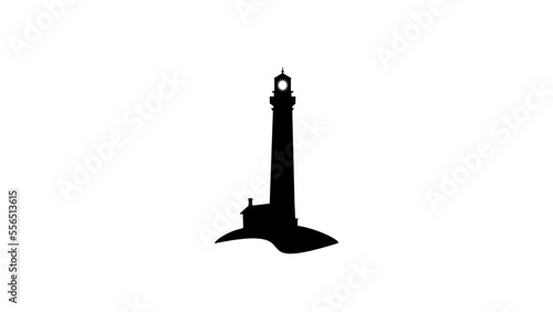 Lighthouse silhouette