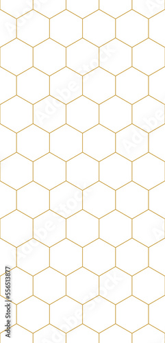 Vector seamless cubic hexagon pattern. Abstract geometric low poly background. Stylish grid texture.