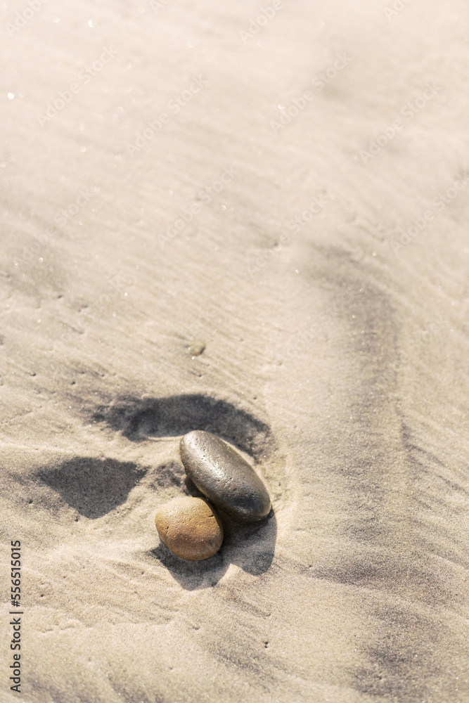 stones on the beach stones on the beach