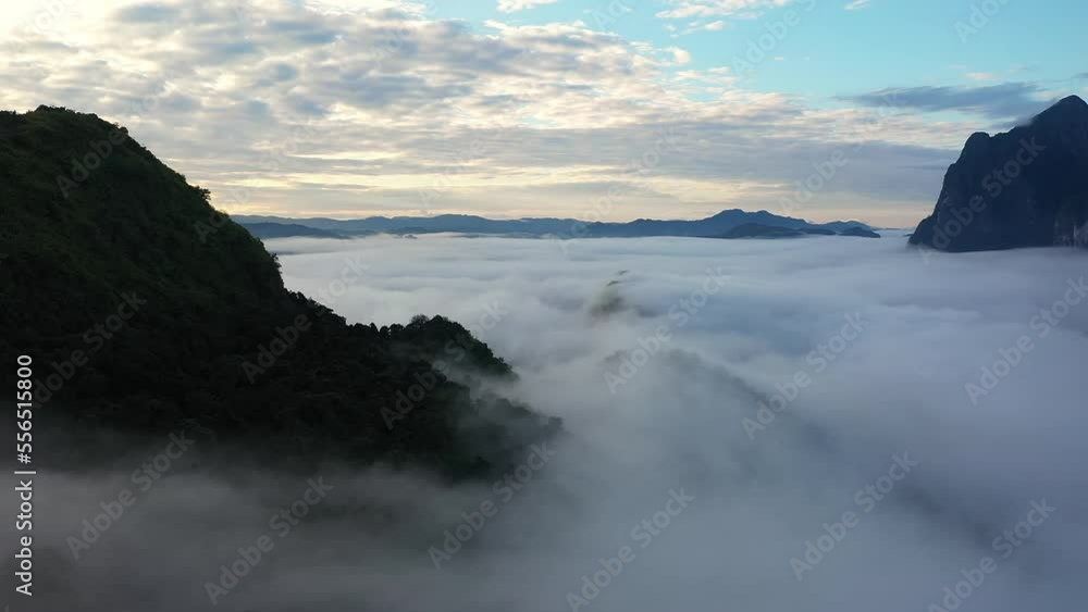 Aerial View Of Tropical Mountain And Rain Forest Landscape In The Morning Mist
Aerial View Of Tropical Mountain And Rain Forest Landscape In The Morning Mist