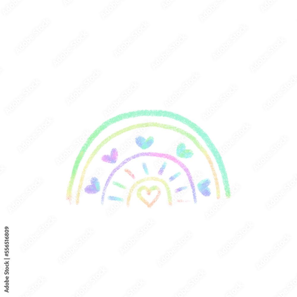 Rainbow line Rainbow, signs and symbols, Hand drawn in doodle style. Rainbow line Rainbow, signs and symbols, Hand drawn in doodle style.