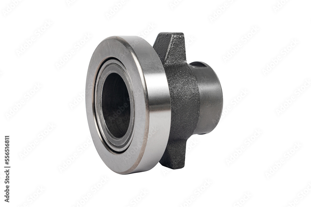 Car clutch release bearing isolated on the white background. Auto parts. Spare parts for car. Car clutch release bearing isolated on the white background. Auto parts. Spare parts for car.