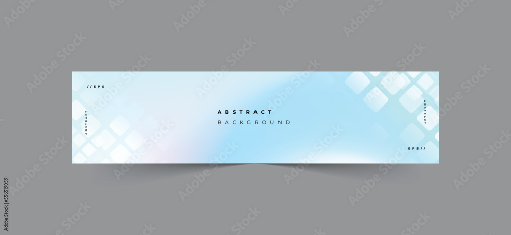 Linkedin banner technology abstract background design Stock Vector