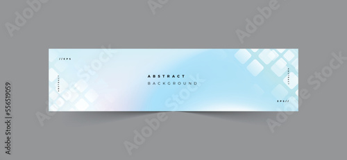 Linkedin banner technology abstract background design photo
