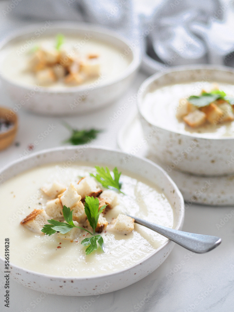 cauliflower soup puree vertical cauliflower soup puree vertical
