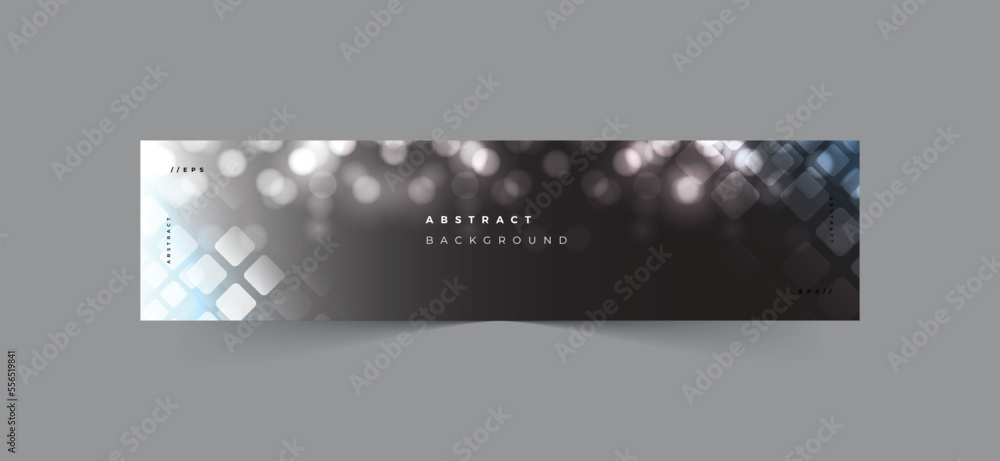 Linkedin banner technology style abstract background Stock Vector ...