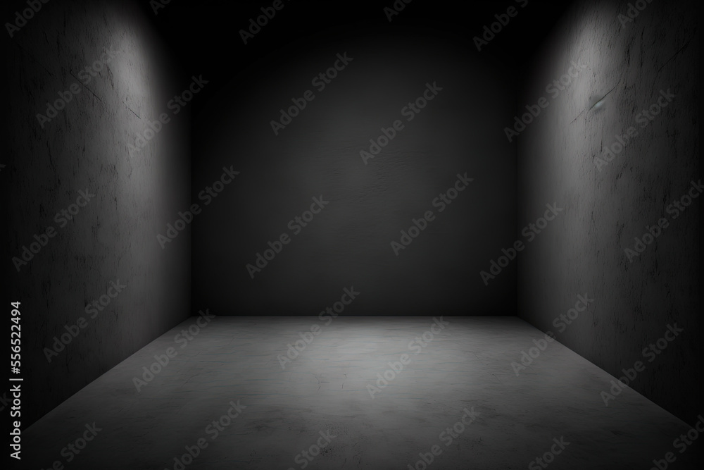 Black Background with Dark Floor Black concrete surface with a ground texture, empty space for displaying your items. Generative AI Black Background with Dark Floor Black concrete surface with a ground texture, empty space for displaying your items. Generative AI