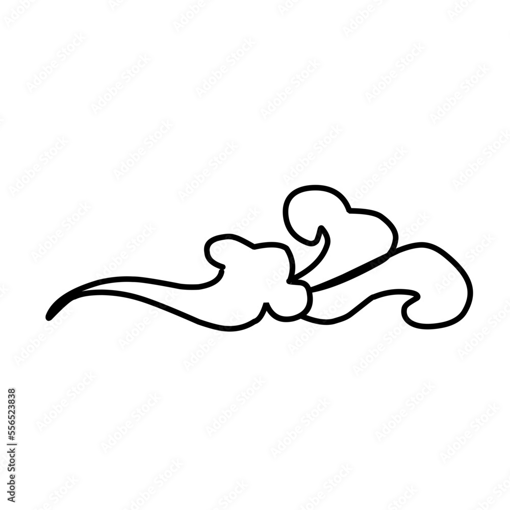 Oriental cloud ornament elements Oriental cloud ornament elements