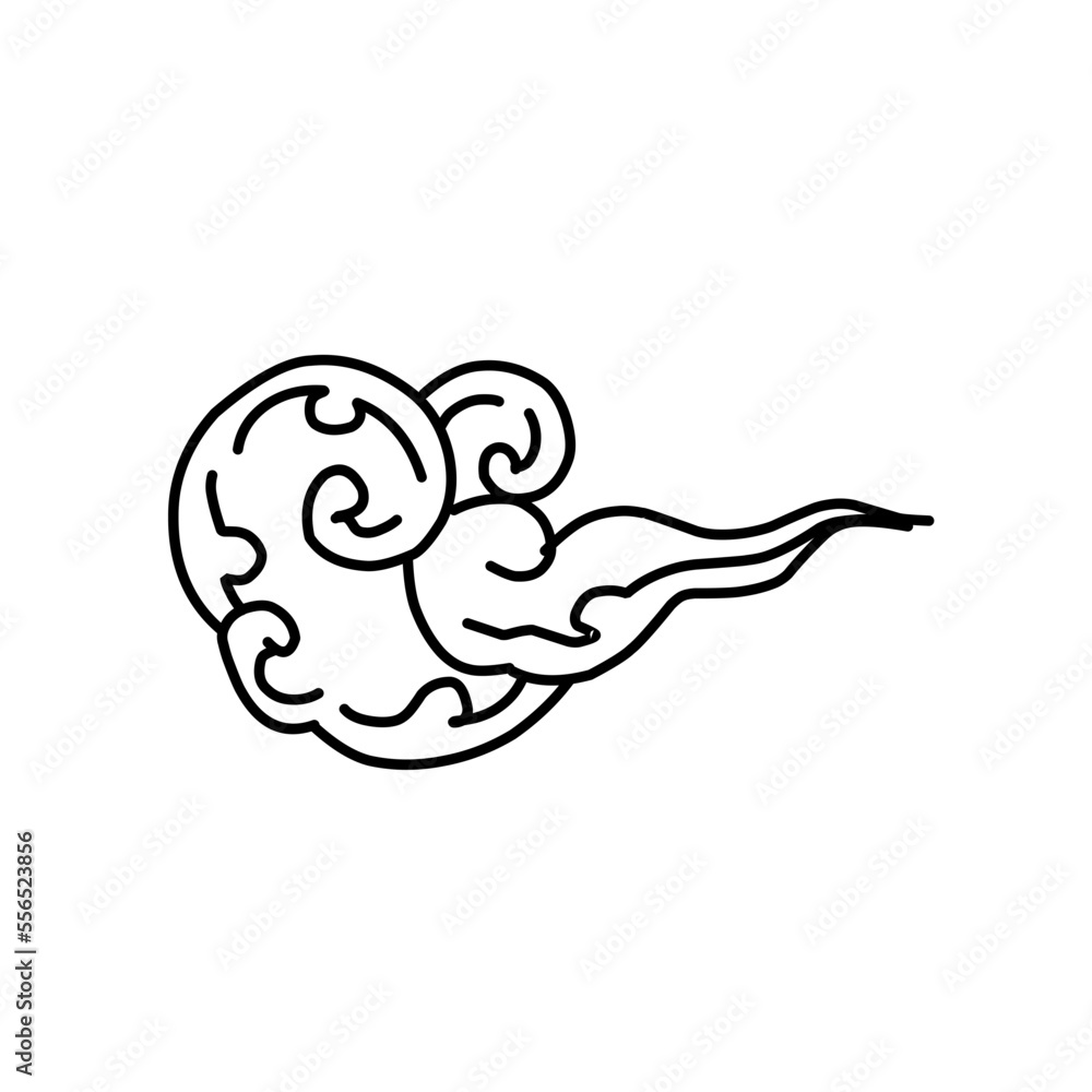 Oriental cloud ornament elements Oriental cloud ornament elements