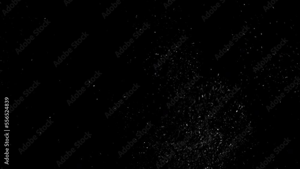 Christmas snowflakes are blowing away by a hard wind. Christmas snowflakes are blowing away by a hard wind.