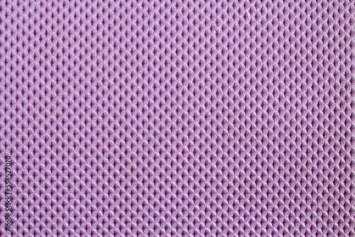 Lilac foamed polyethylene texture. Closeup.