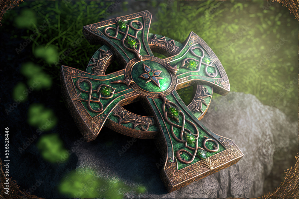 Celtic cross art