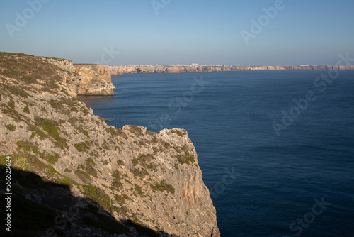 Cliffs near Belixe Fort, St Vincents Cape; Algarve; Portugal