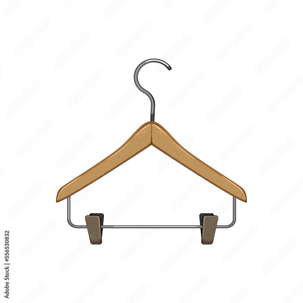 closet hanger clothes cartoon. closet hanger clothes sign. isolated symbol vector illustration closet hanger clothes cartoon. closet hanger clothes sign. isolated symbol vector illustration