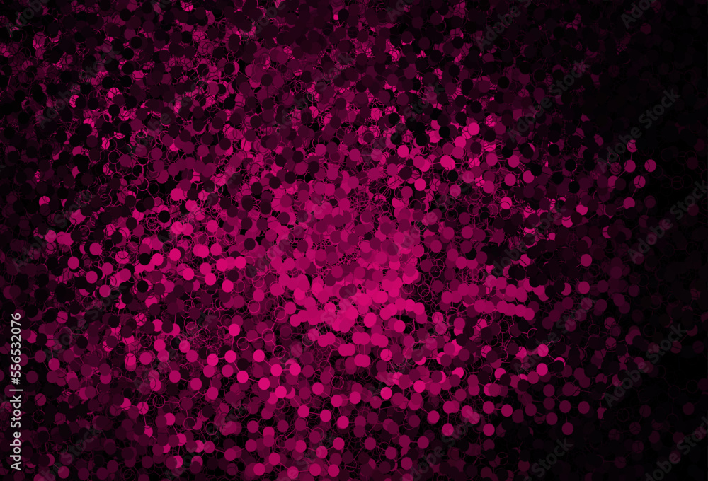Dark Pink vector background with spots. Dark Pink vector background with spots.