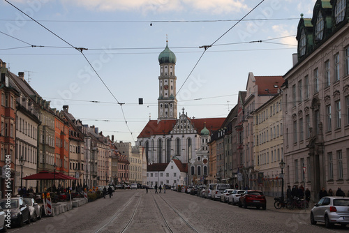 Basilica of Saint Ulrich and Afra in Augsburg, Germany 