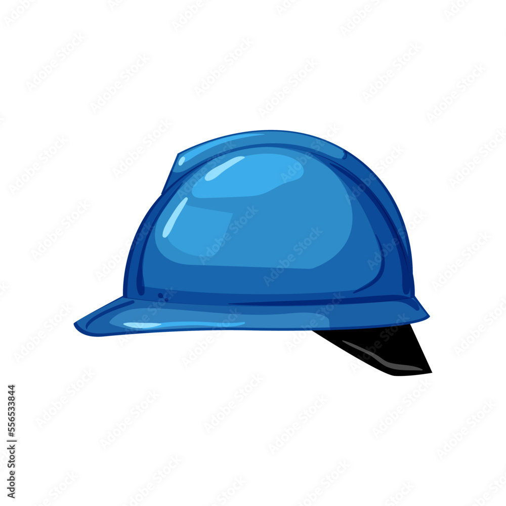 Fototapeta premium engineer helmet builder cartoon. engineer helmet builder sign. isolated symbol vector illustration