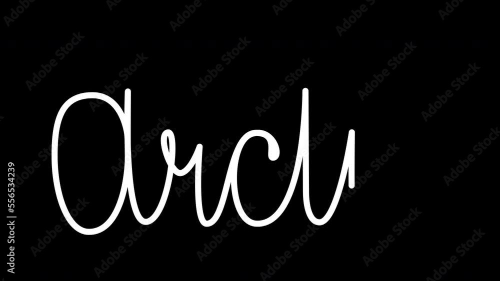 Arctic word, hand writing self drawing animation. Luma matte, mask, alpha channel. Text, lettering, inscription, title, name. Continent name. Arctic word, hand writing self drawing animation. Luma matte, mask, alpha channel. Text, lettering, inscription, title, name. Continent name.