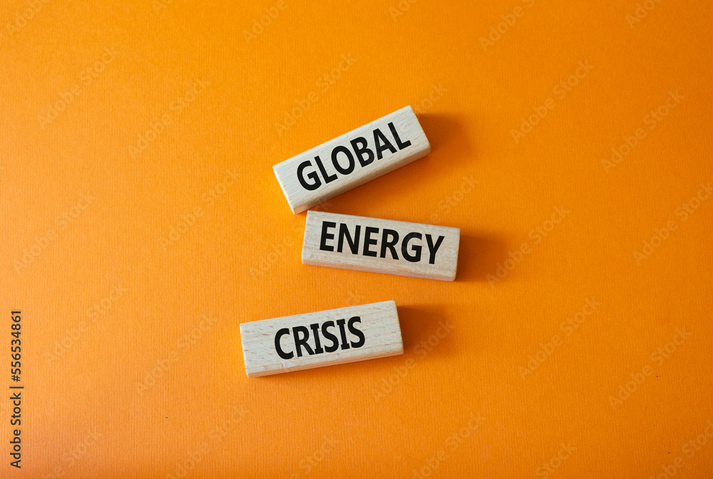 Global Energy Crisis symbol. Wooden blocks with words Global Energy Crisis. Beautiful orange background. Business and Global Energy Crisis concept. Copy space. Global Energy Crisis symbol. Wooden blocks with words Global Energy Crisis. Beautiful orange background. Business and Global Energy Crisis concept. Copy space.