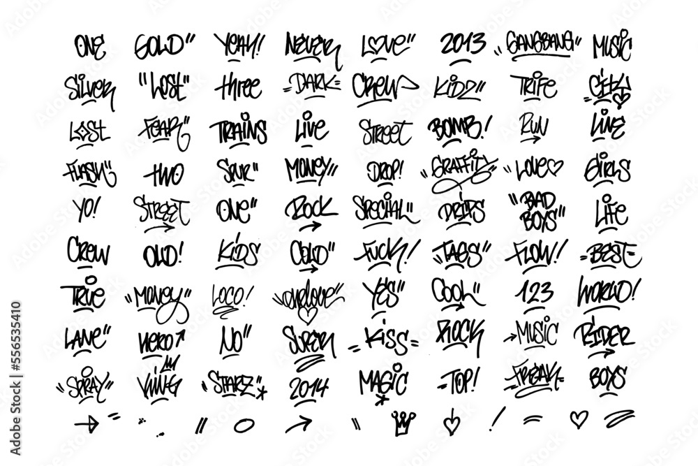 Graffiti Tags Street Art Vector Graphics Spraypaint Spray Paint