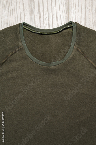 Thermal underwear for men. A set of thermal vests for soldiers photo