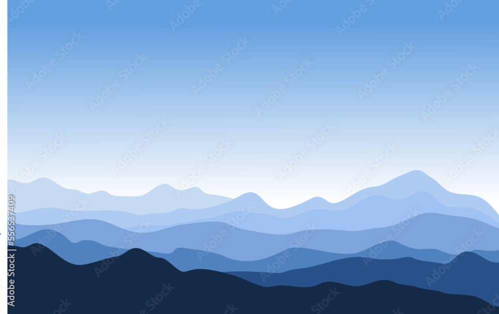 Mountains background. Horizon panorama of blue mountains in the distance. Mountains background. Horizon panorama of blue mountains in the distance.