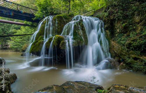 Fototapeta Naklejka Na Ścianę i Meble -  waterfall in the forest, bigar waterfall, Romania