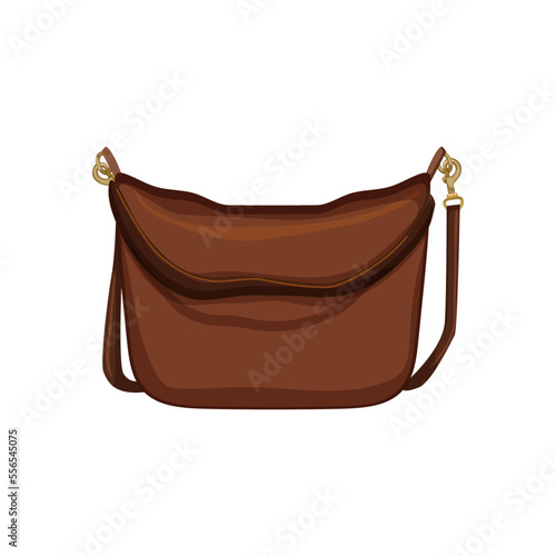 girl leather bag women cartoon. girl leather bag women sign. isolated symbol vector illustration