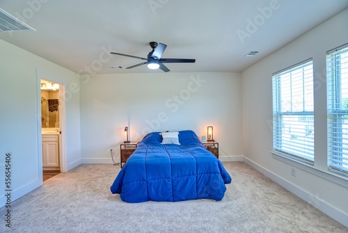 Master bedroom With bed in Townhome