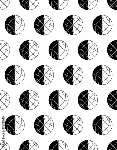 Abstract globe pattern